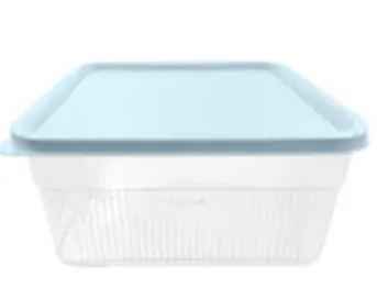 Topper de plástico,17.5x17.5x8.5cm, t/color  