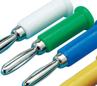[260326044301] Plug banana, 4mm, Verde