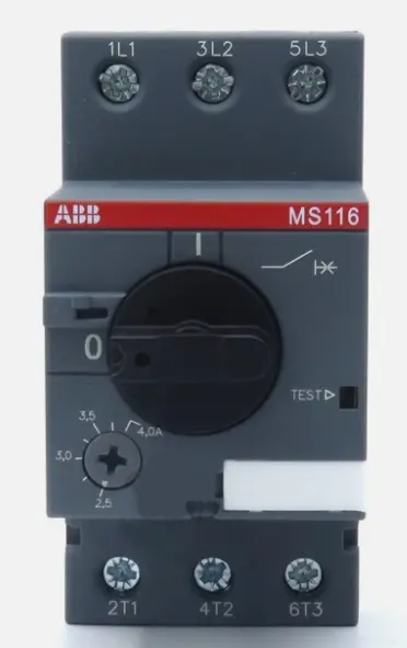 arrancador de motor manual ABB MS116-6.3 