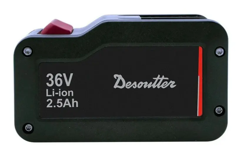 Batería de iones de litio 36V–2.5 Ah Marca Desoutter, Modelo 6158132670