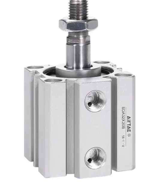 AIRTAC SDA Series Compact Cylinder, 63mm Bore x 50mm Stroke, Male Thread, SDA-63X50S-B