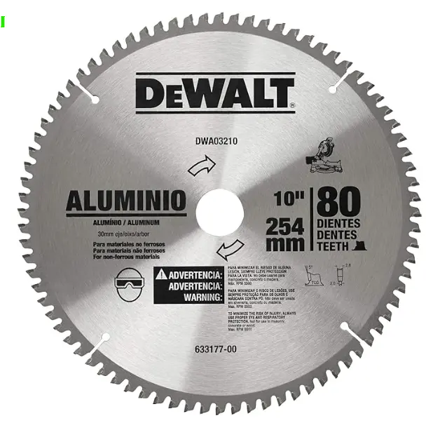 Disco de corte Marca DeWalt, Modelo DWA03210