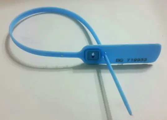 Precinto de seguridad plástico ajustable tipo banda de 15.7 " 