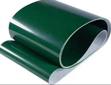 banda sin fin de pvc color verde 2 capas 2mm de espesor x 150 mm de ancho x40000 mm de longitud 