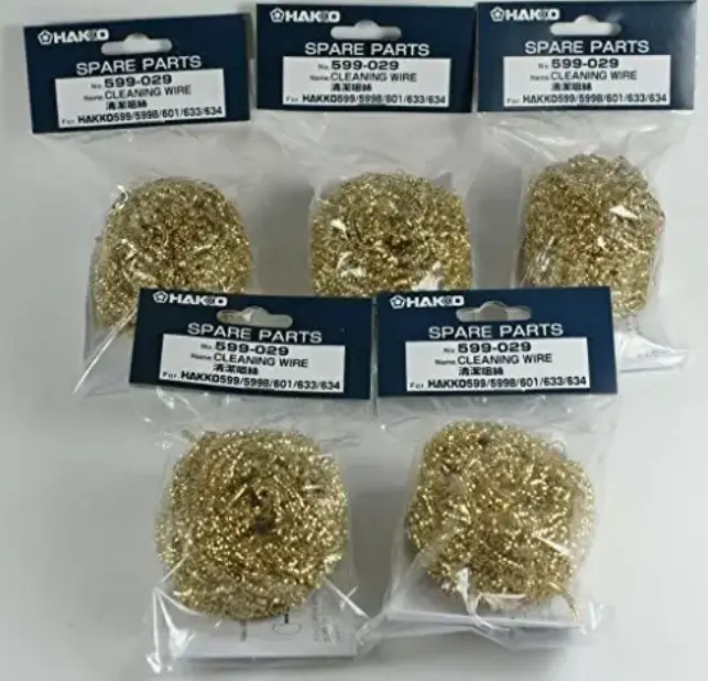 alambre de limpieza hakko 599-029 paquete de 5 piezas 