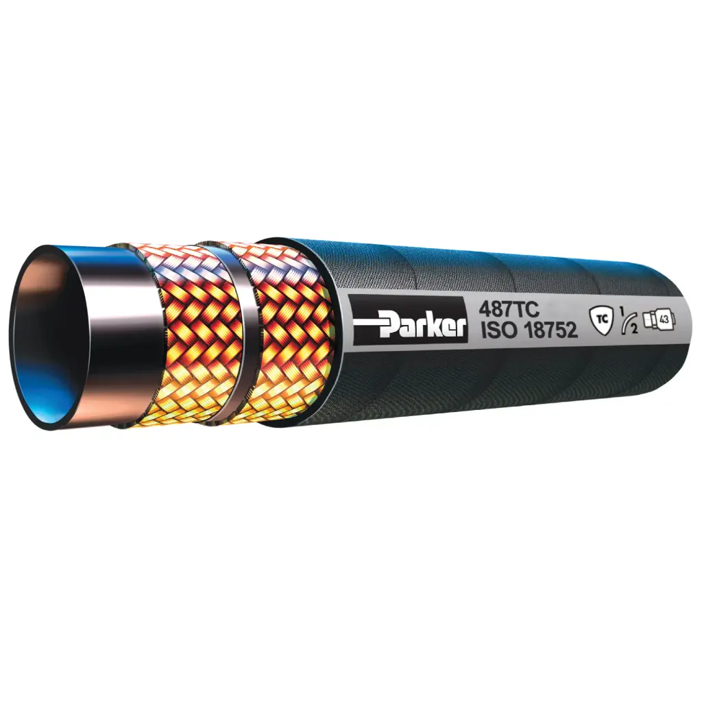 Manguera Hidráulica, Parker, 487TC-4-RL, 1/4", costo por metro