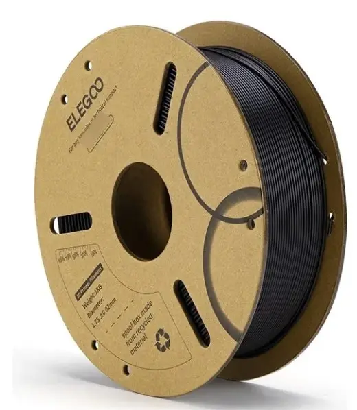 Elegoo Premium PLA Filament, 1.75 mm, 1 kg, Black