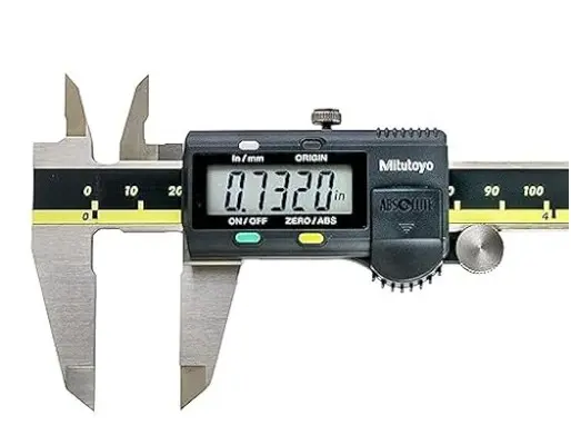 8"/200mm Digital Caliper with Carbide-Tipped Inside and Outside Jaws