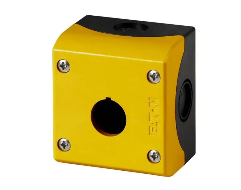 YELLOW MOUNTING ENCLOSURE 1-HOLE EATON MODEL: 216536 // M22-IY1 BRAND: EATON