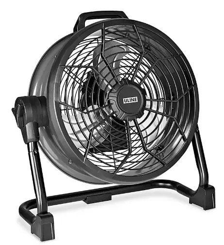Ventilador inalámbrico para taller, ULINE, H-11066, 14 pulgadas.