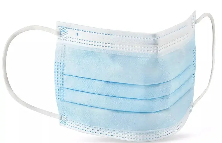 CUBRE BOCA PLISADO AZUL C/50 PZAS,  PAQ