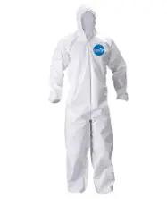 Overol de protección, genérica, 100% PP, Talla G (con capucha y elásticos).