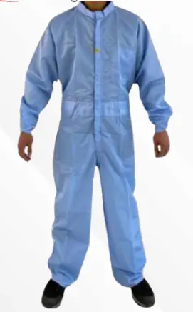 Overol ESD (Antiestático), genérica, ESD Coveralls, Talla M.