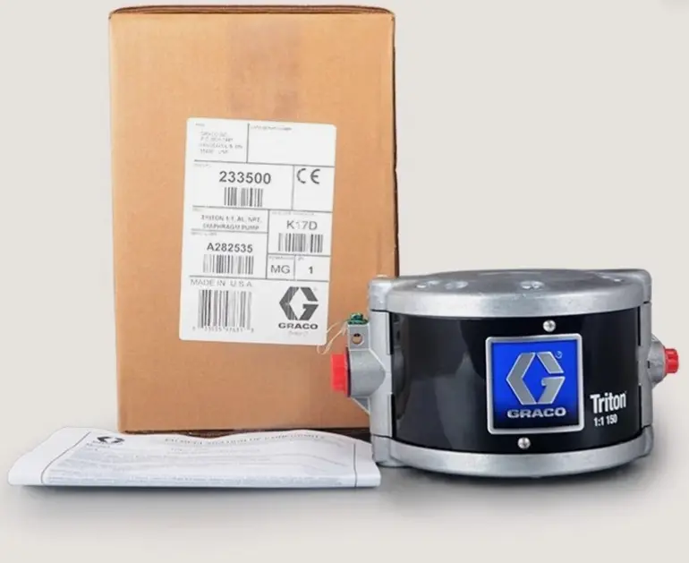 bomba de diafragma graco 233500 neumática 