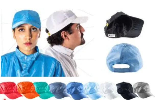 gorra antiestática GA03 color azul rey 