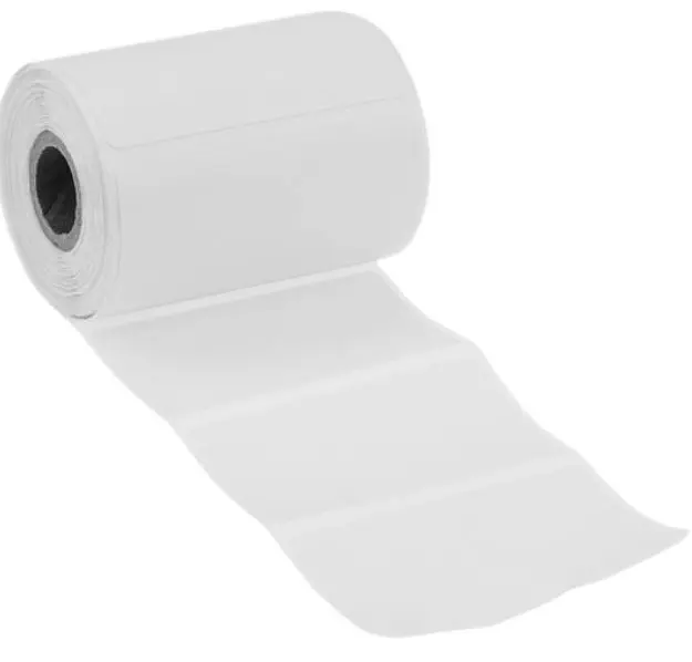 ETIQUETA BLANCA, 50.8 X 12.7 RECTANGULAR, Sin Impresión (Precio por millar)