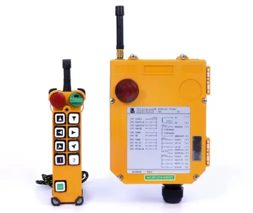 Telecrane F24-8D Radio Remote Control, 2 Transmitters, 1 Receiver, 36V/220V/380V
