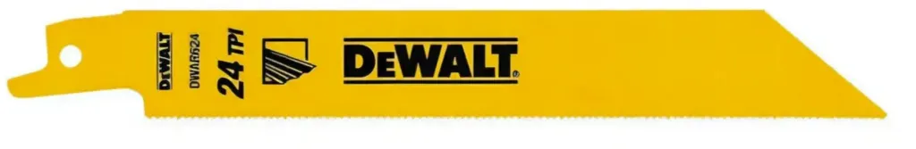 Segueta Para Sierra Sable Dewalt 6PULG