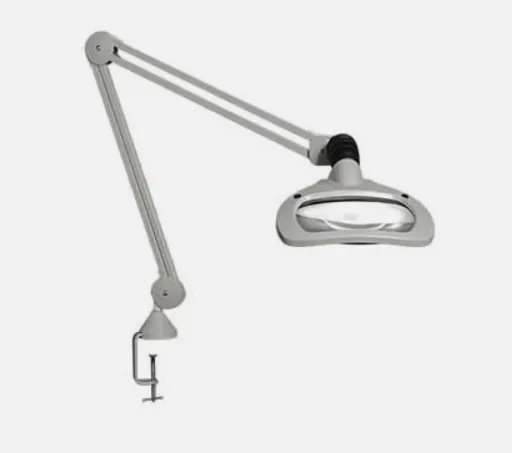 lupa led vision-luxo WAL025968, brazo de 45". abrazadera de borde