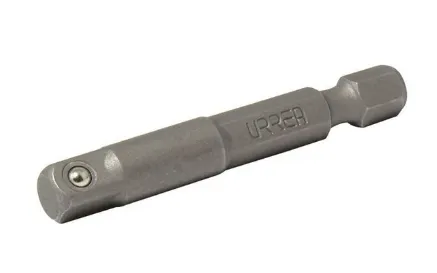 Adaptador para cuadro de 1/4" x 2", URREA, Código 500006, Acero.