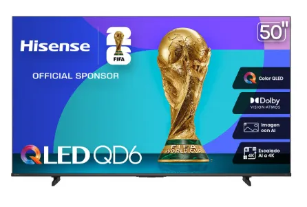 pantalla Hisense 50QD6QFM smart TV 50 pulgadas