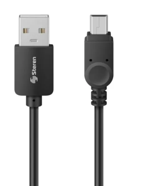 cable usb a mini usb Steren USB-3912 de 1,8 mts