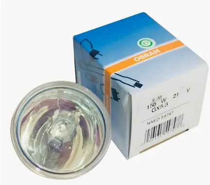 lampara halógena osram EJM-54747 150W 21v base GX5.3
