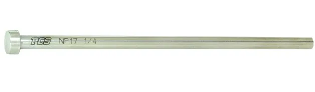 Straight Ejector Pin, 1/4" Diameter × 25" Length, PBRS17-25