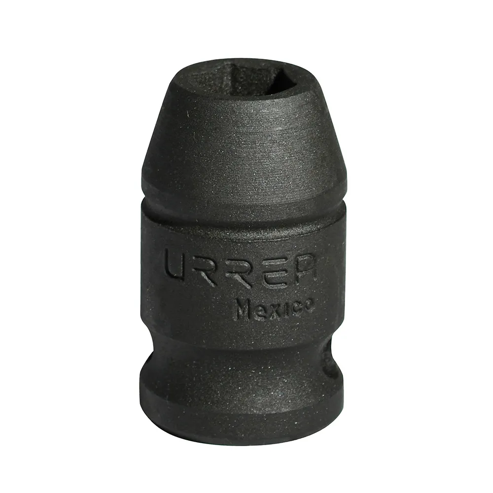Dado de impacto métrico, URREA, 7413M, Cuadro de 1/2" 13 mm (6 puntas), Acero cromo-molibdeno