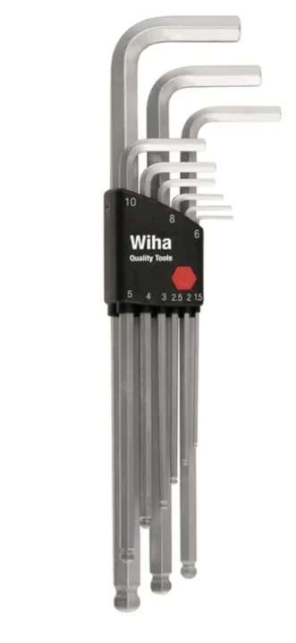 9 PCS METRIC L-KEY HEX WRENCH SET, 66994, WIHA
