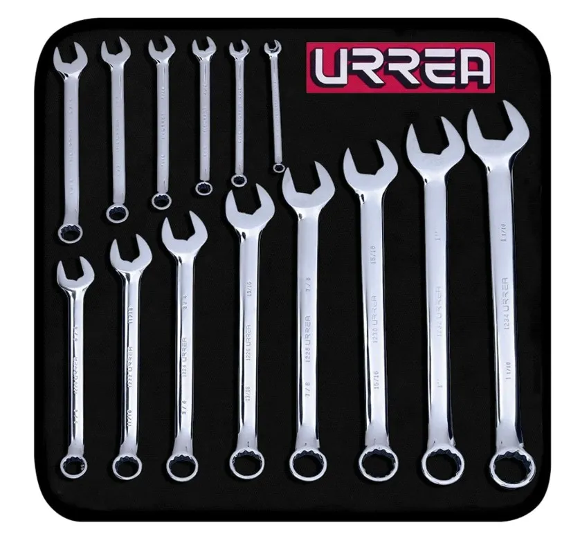 [URR1200D] 14 PCS SAE COMBINATION WRENCH SET 1200D, URR1200D, URREA