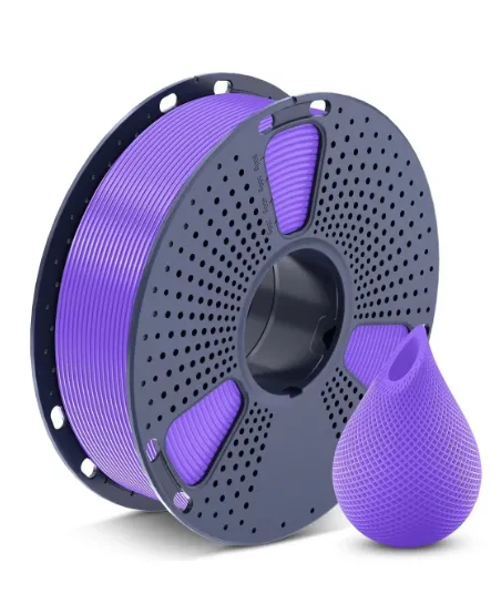 filamento sunlu petg 1kg largo de 330m, impresora 3d de 1.75 mm color violeta