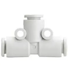 KQ2T06-00A, 6MM QUICK UNION TEE 