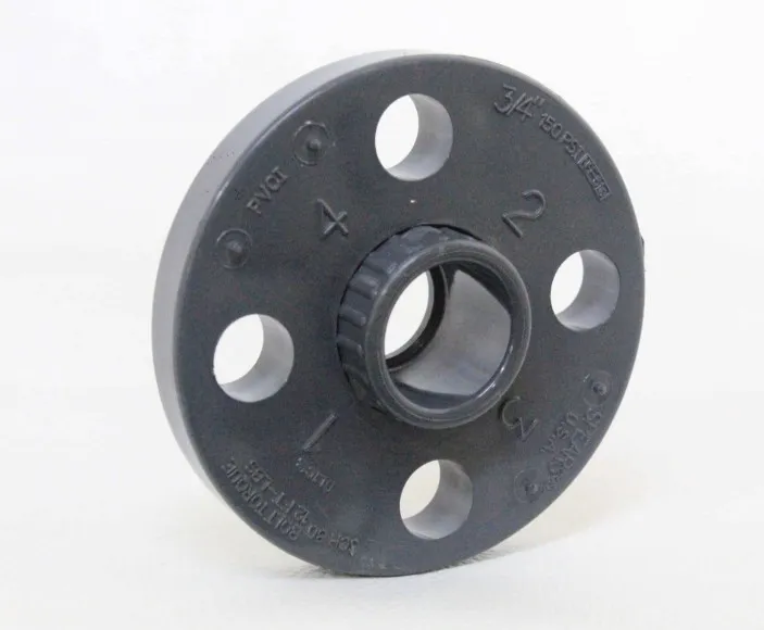 [030626120330] 6" Schedule 80 PVC Industrial Van Stone Flange