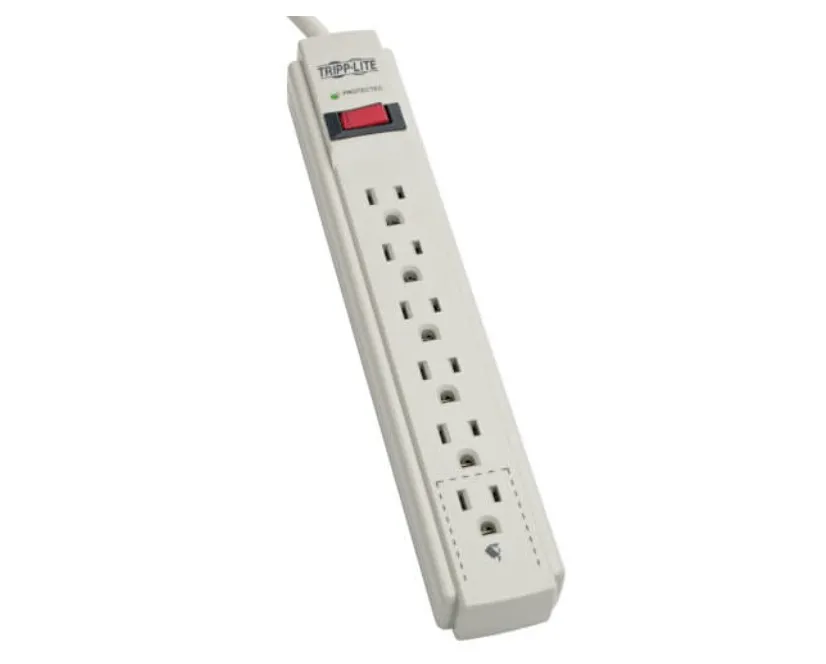 Supresor de Picos 720 Joules 6 Contactos, Tripp Lite, TLP604