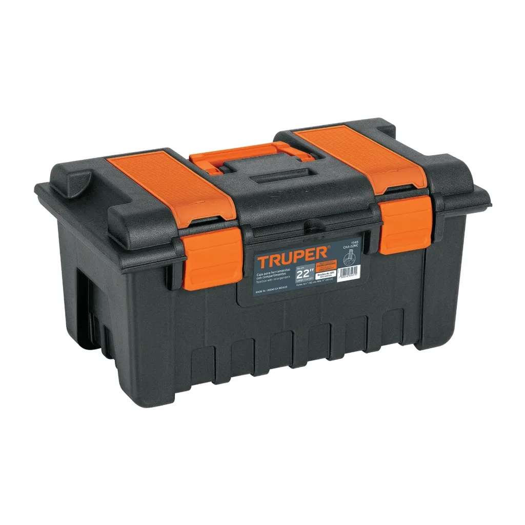 Caja de herramientas con compartimentos 22", Trupper, 11145, CHA-22NC