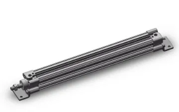 cilindro barra de amarre smc CP96SDL32-320C, con tubo de perfil