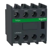 Bloque De Contactos Auxiliares 4 NO LADN40, SCHNEIDER, 95000508227