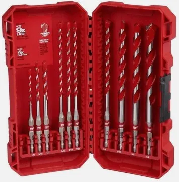 [180626164701] Milwaukee Electric - 10 Unidades. Shockwave Impact Duty - Taladro de Martillo de carburo B

, Milwawkee,