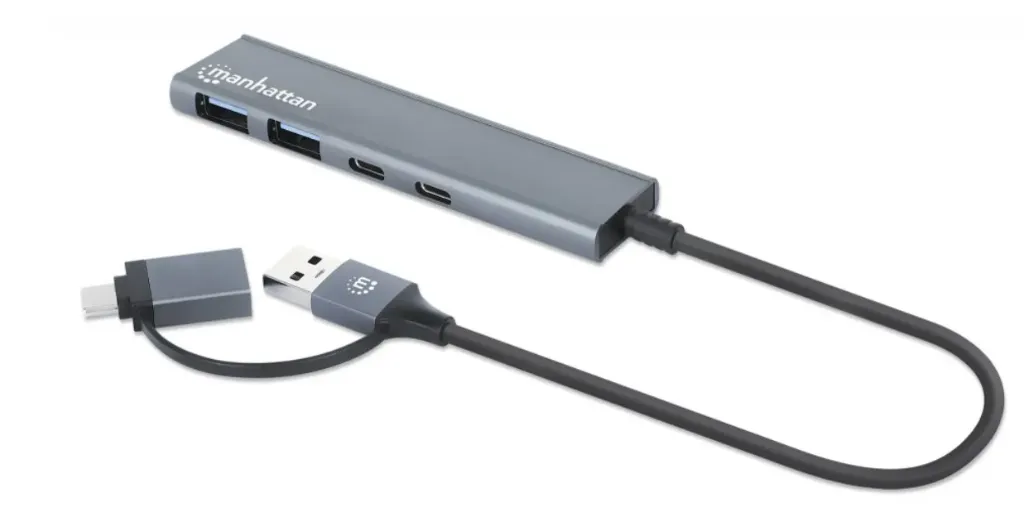Hub USB-C/USB-A - USB-A 3.1, USB-C, 5 Gbit/s -, 181075