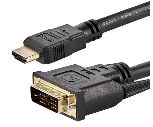 Cable HDMI a DVI 1m - DVI-D Macho - HDMI Macho - Adaptador - Negro,Startech
