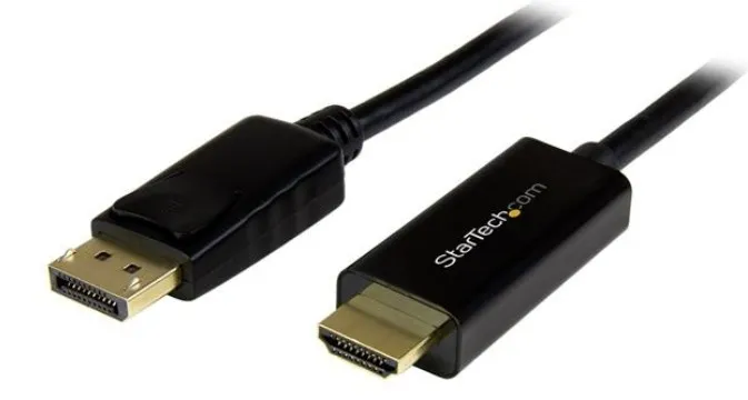 Cable DisplayPort 1.2 Macho - HDMI Macho, 4K, 30Hz, 1 Metro, Negro 