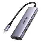 Adaptador USB C Multipuerto Aluminio, UGREEN