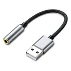 LUCHEFAT Adaptador Auxiliar USB A Jack 3.5mm hembra