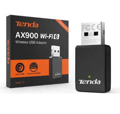 Adaptador De Red Inalabrica, TENDA, AX900, Usb