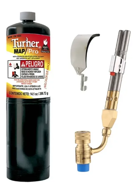 Boquilla doble hand torch jh-1d1, con encendido +turner + reflector
