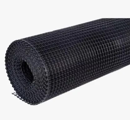 malla multiusos dbazar, DBMQ,color negro de plástico 123 cm x 5 mts cuadros de 4mm