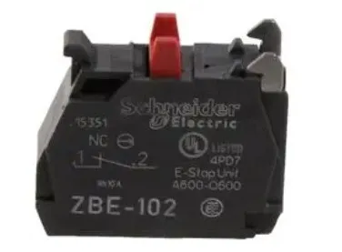 Botón De Contacto, SCHNEIDER, ZBE102