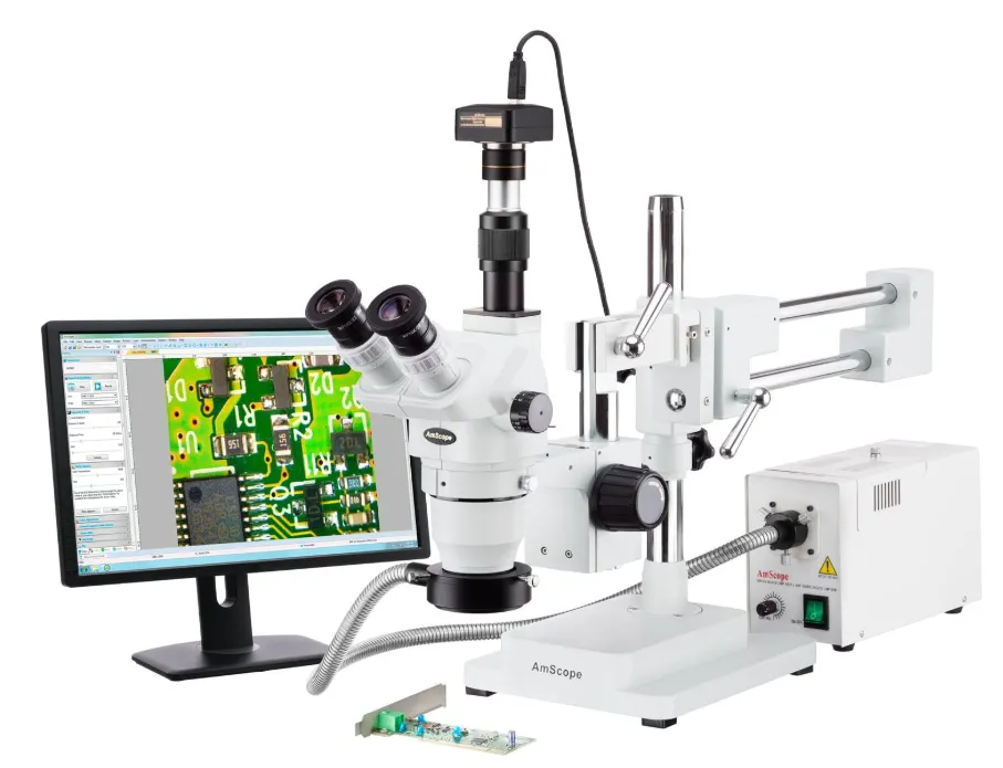 Microscopio Stereo Con Zoom, AmScope, ZM-4TW3-FOR-18MH3