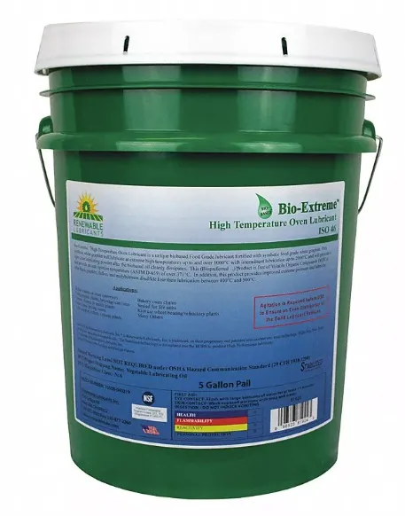 Lubricante para cadenas de hornos de alta temperatura de hasta 2000 °C, Bio-Extreme™, Cubeta 19 L